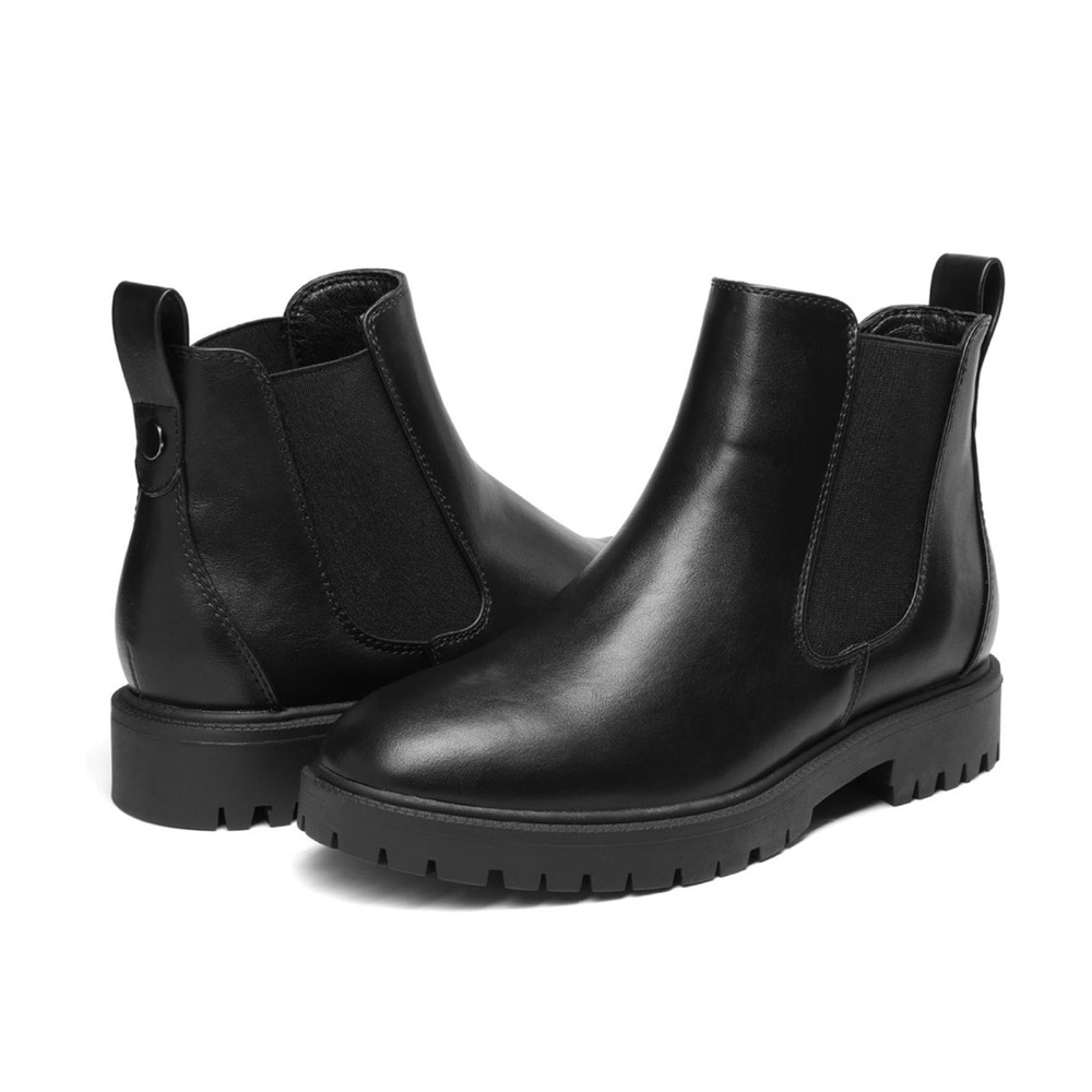 Brand New Women's Chelsea Boots Chunky Heel Ankle/US6.5 - Picture 3 of 12